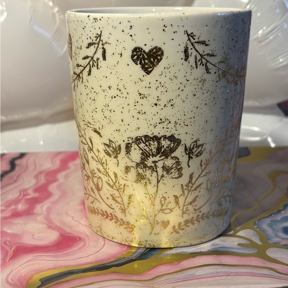 Floral Patterned Ceramic Mug